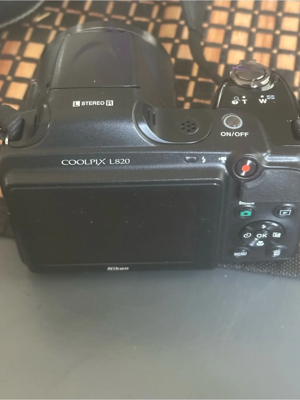 Nikon Coolpix L820 16MP 30x Zoom Camera Black Perfect Condition + Strap